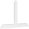Ekena Millwork Portland Architectural Grade PVC Gable Bracket, 48"W x 32"H x 2"D x 4"F, 16/12 Pitch GBP048X32X0204POR00 - alternate 1